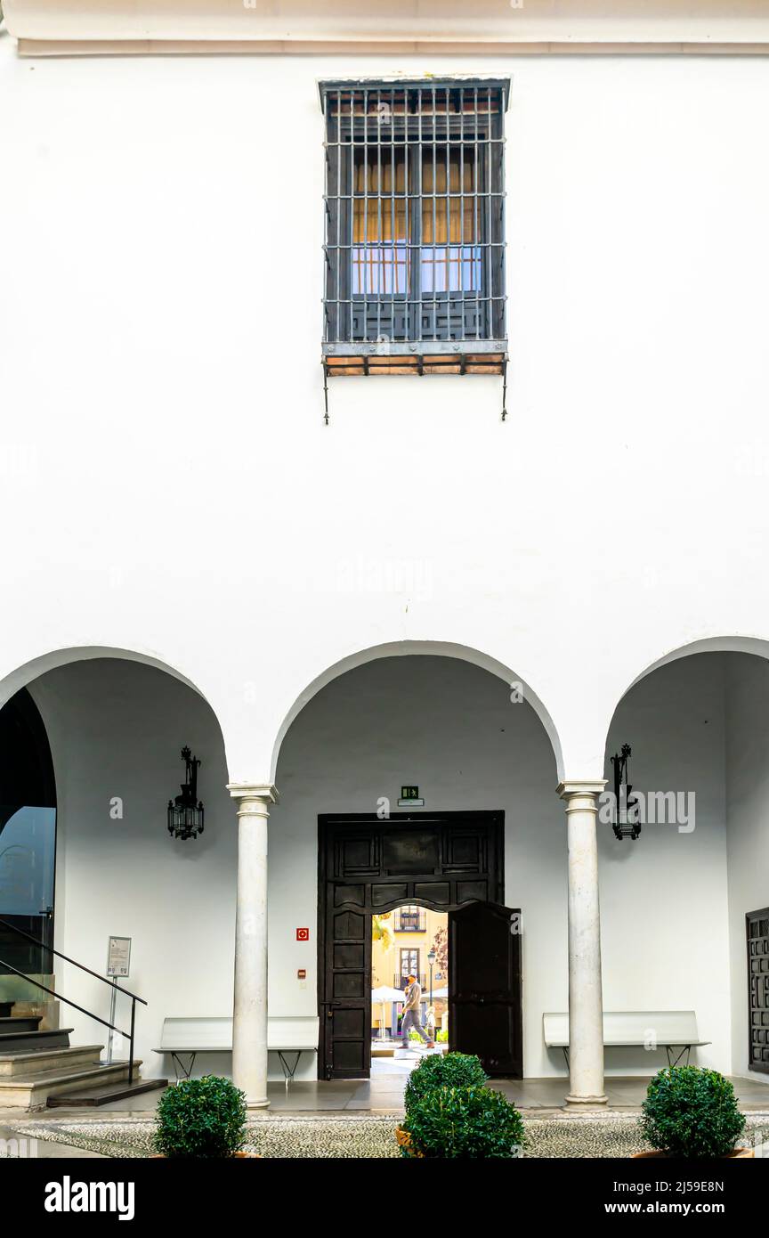 Museo Casa de los Tiros - Museumshaus von Tiros, historisches Haus aus dem 16.. Jahrhundert in Granada, Andalusien, Spanien Stockfoto