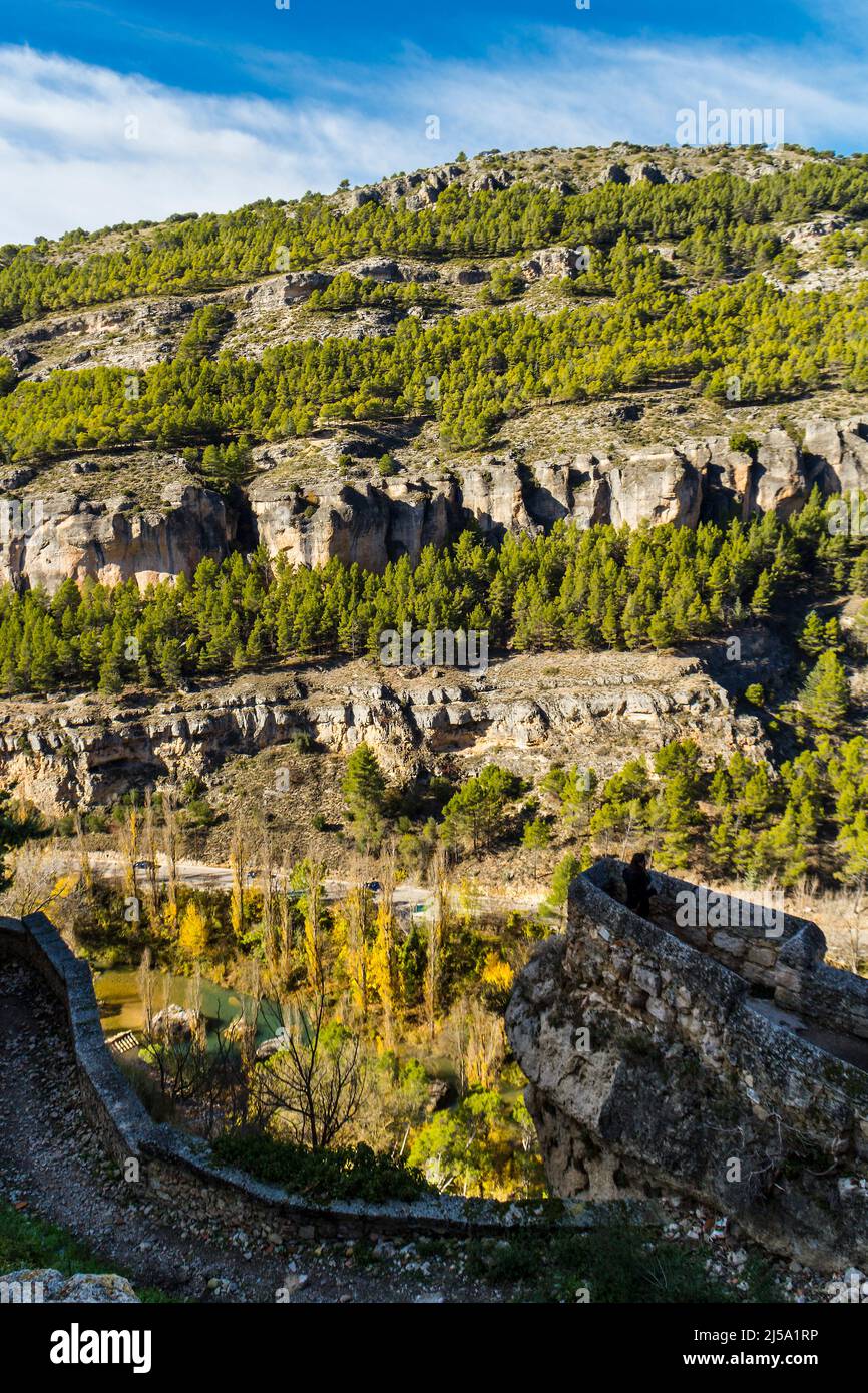 Júcar-Schlucht, Cuenca, Spanien Stockfoto