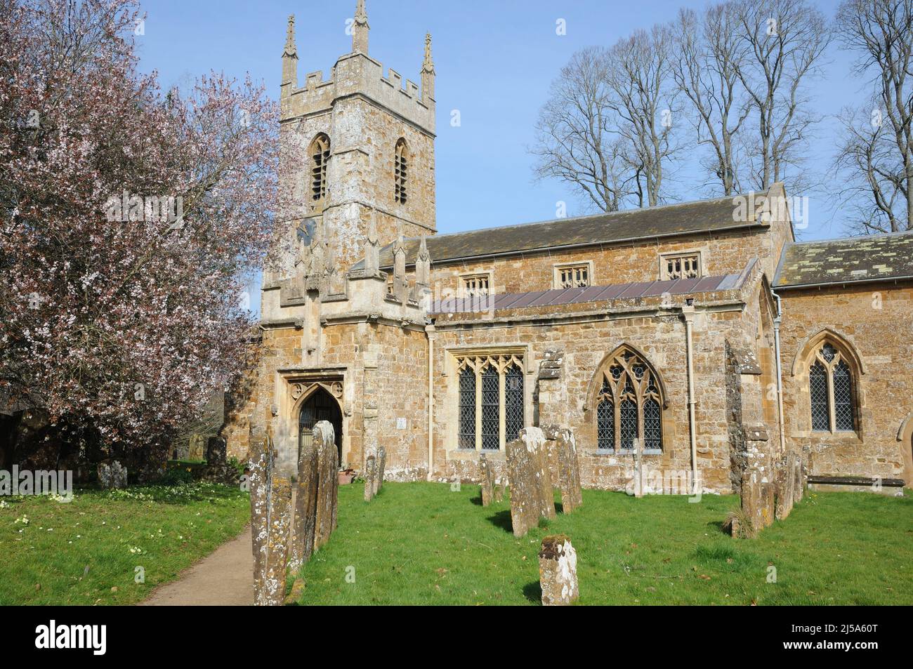 St Peter ad Vincula Church, South Newington, Oxfordshire Stockfoto