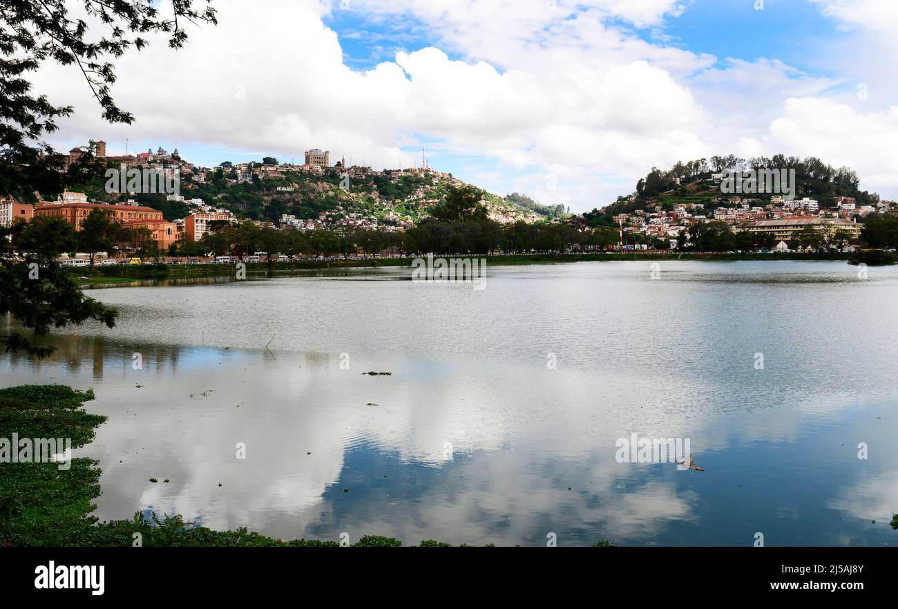 See Anosy in Antananarivo, Madagaskar. Stockfoto