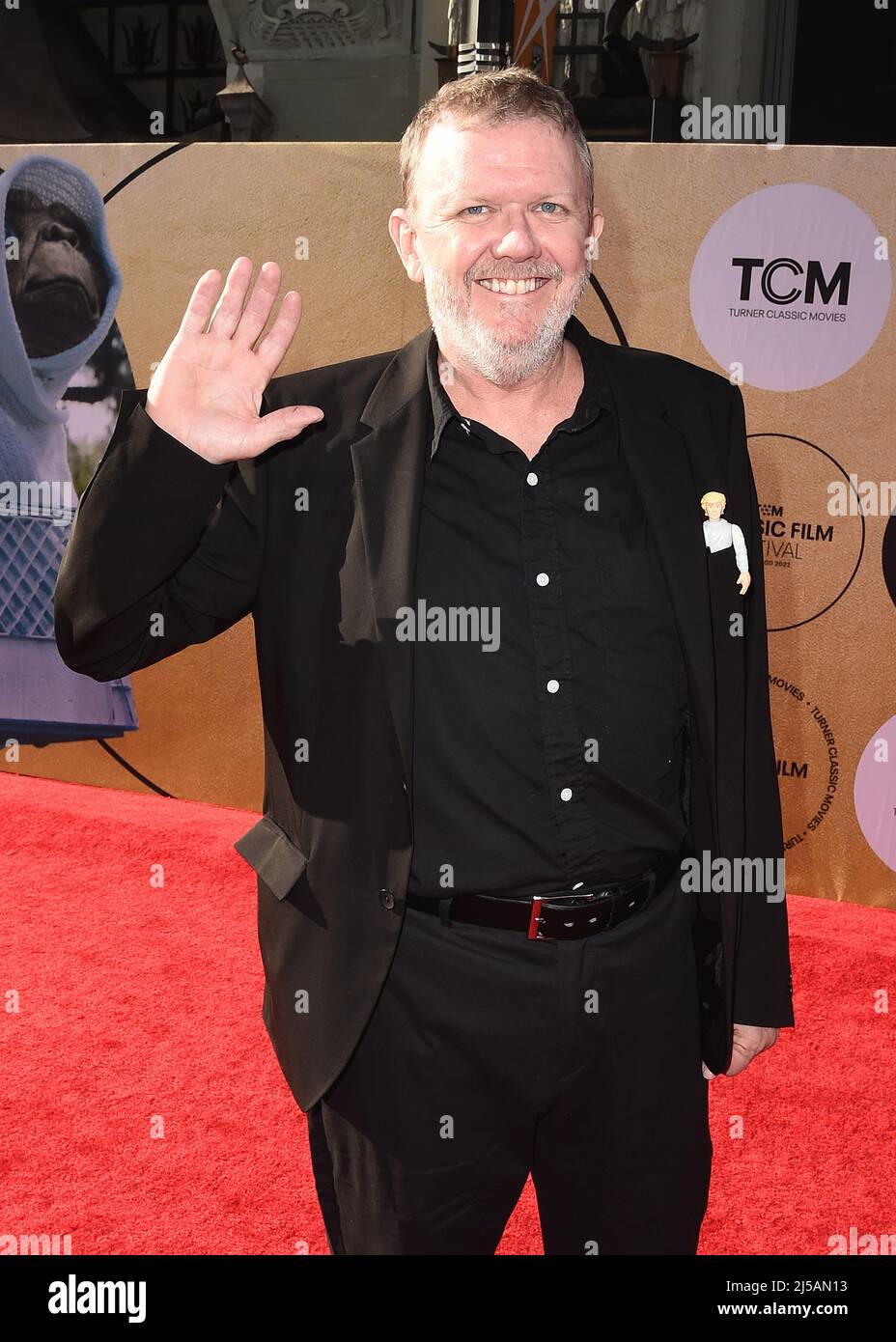 Los Angeles, USA. 21. April 2022. Robert MacNaughton beim TCM Classic Film Festival 2022 auf dem roten Teppich - 40.-jährige Vorführung von „E.T., The Extra-Terrestrial“ am 21. April 2022 im TCL Chinese Theatre in Los Angeles, CA. (Foto von Scott Kirkland/Sipa USA) Quelle: SIPA USA/Alamy Live News Stockfoto