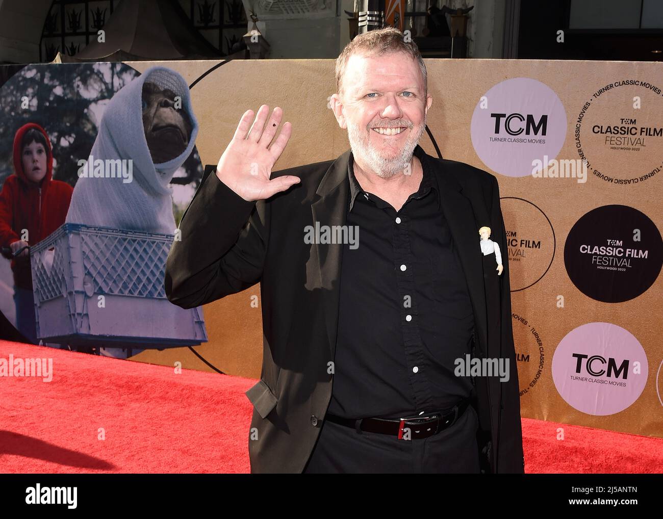 Los Angeles, USA. 21. April 2022. Robert MacNaughton beim TCM Classic Film Festival 2022 auf dem roten Teppich - 40.-jährige Vorführung von „E.T., The Extra-Terrestrial“ am 21. April 2022 im TCL Chinese Theatre in Los Angeles, CA. (Foto von Scott Kirkland/Sipa USA) Quelle: SIPA USA/Alamy Live News Stockfoto
