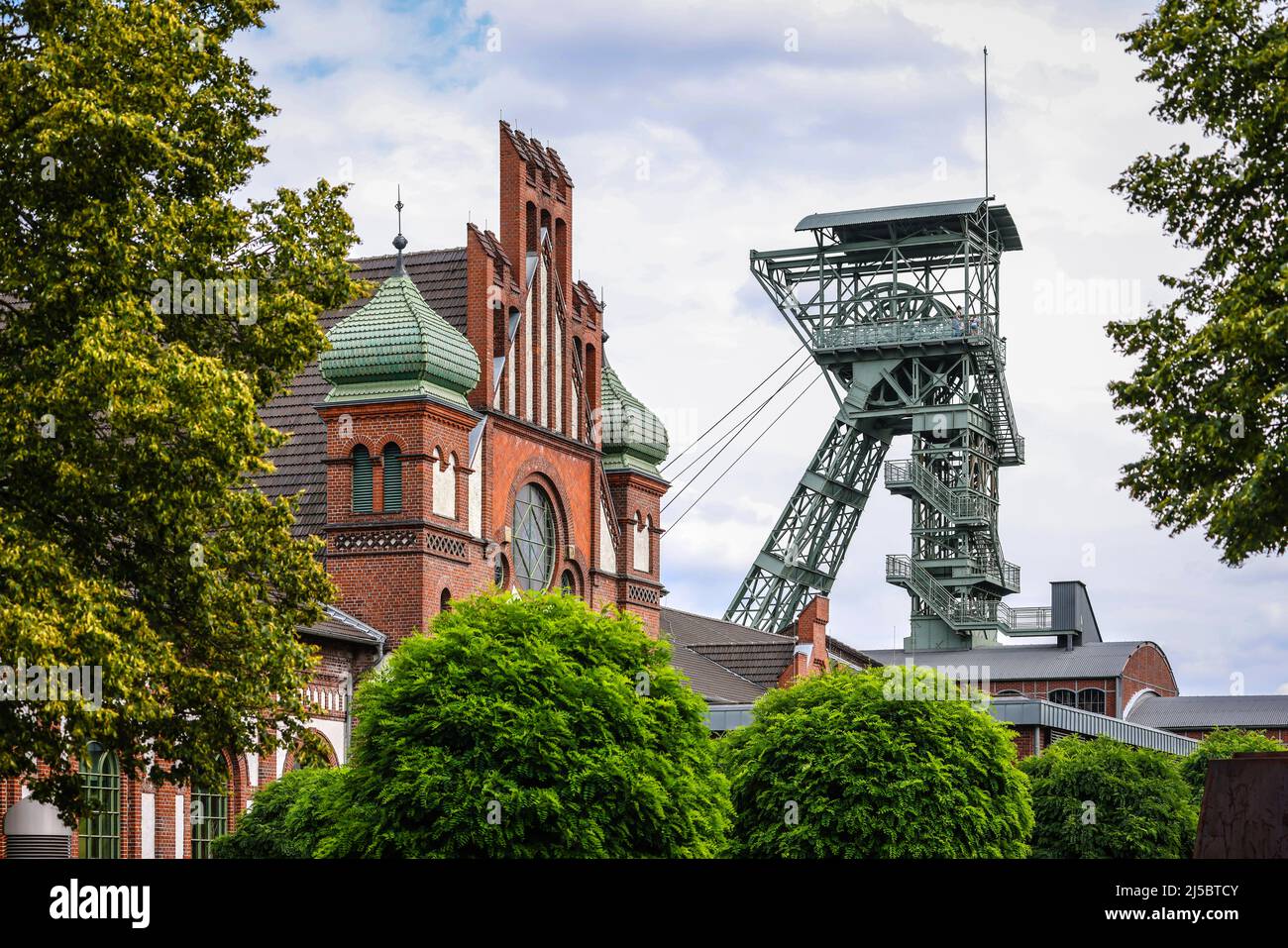 Dortmund, Nordrhein-Westfalen, Deutschland - LWL Industriemuseum Zollern. Die Kolonie ZOLLERN ist eine stillzuleerende Kohlemine im Nordwesten der Ci Stockfoto