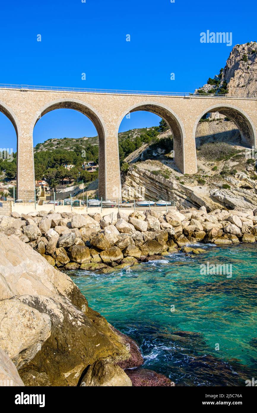 Viaduc de la Vesse Le Rove Marseille Frankreich Paca 13 Stockfoto