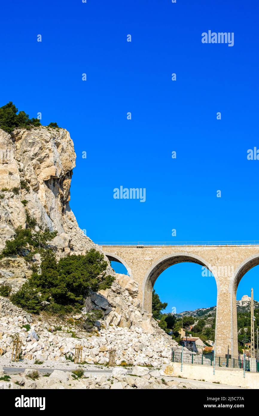 Viaduc de la Vesse Le Rove Marseille Frankreich Paca 13 Stockfoto