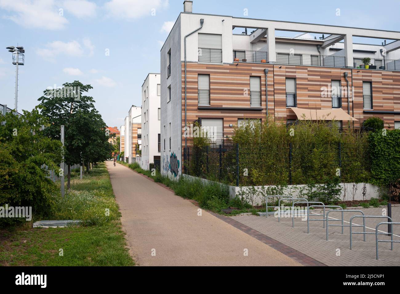 11.06.2019, Berlin, Deutschland, Europa Neue Häuser in Form von