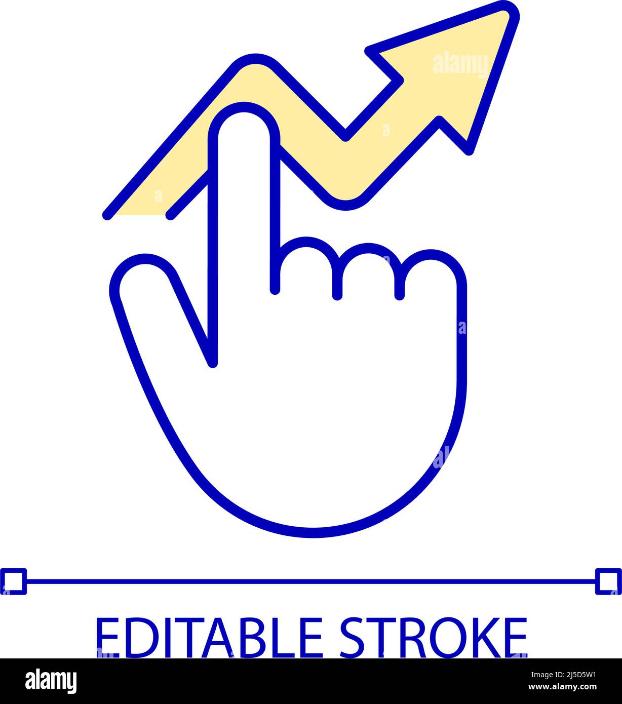 RGB-Farbsymbol für die Leistungsverwaltung Stock Vektor
