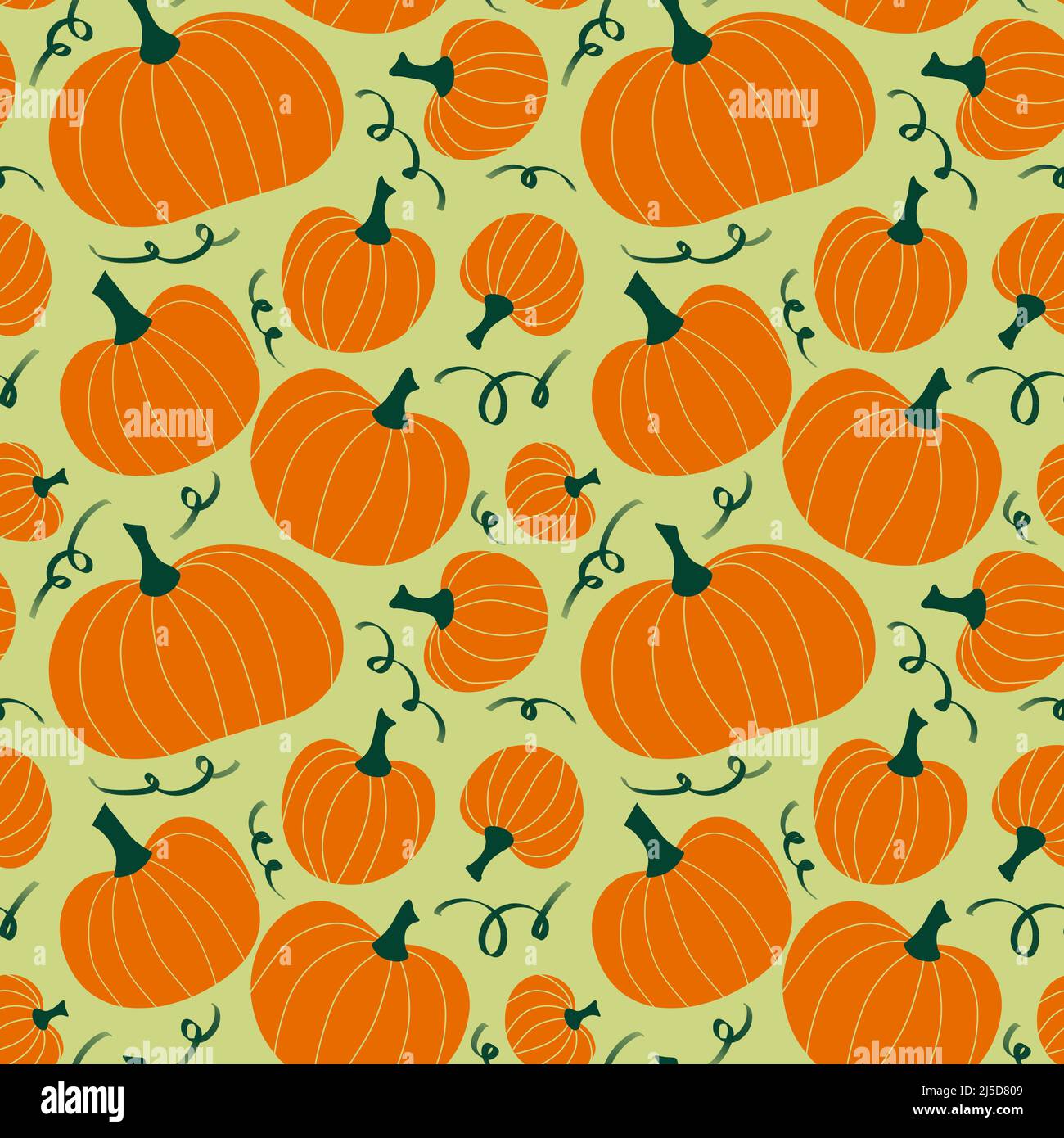 Halloween nahtlose Kürbis-Muster für Stoffe und Textilien und Verpackungen  und Geschenke und Karten und Bettwäsche und Kinder Stockfotografie - Alamy