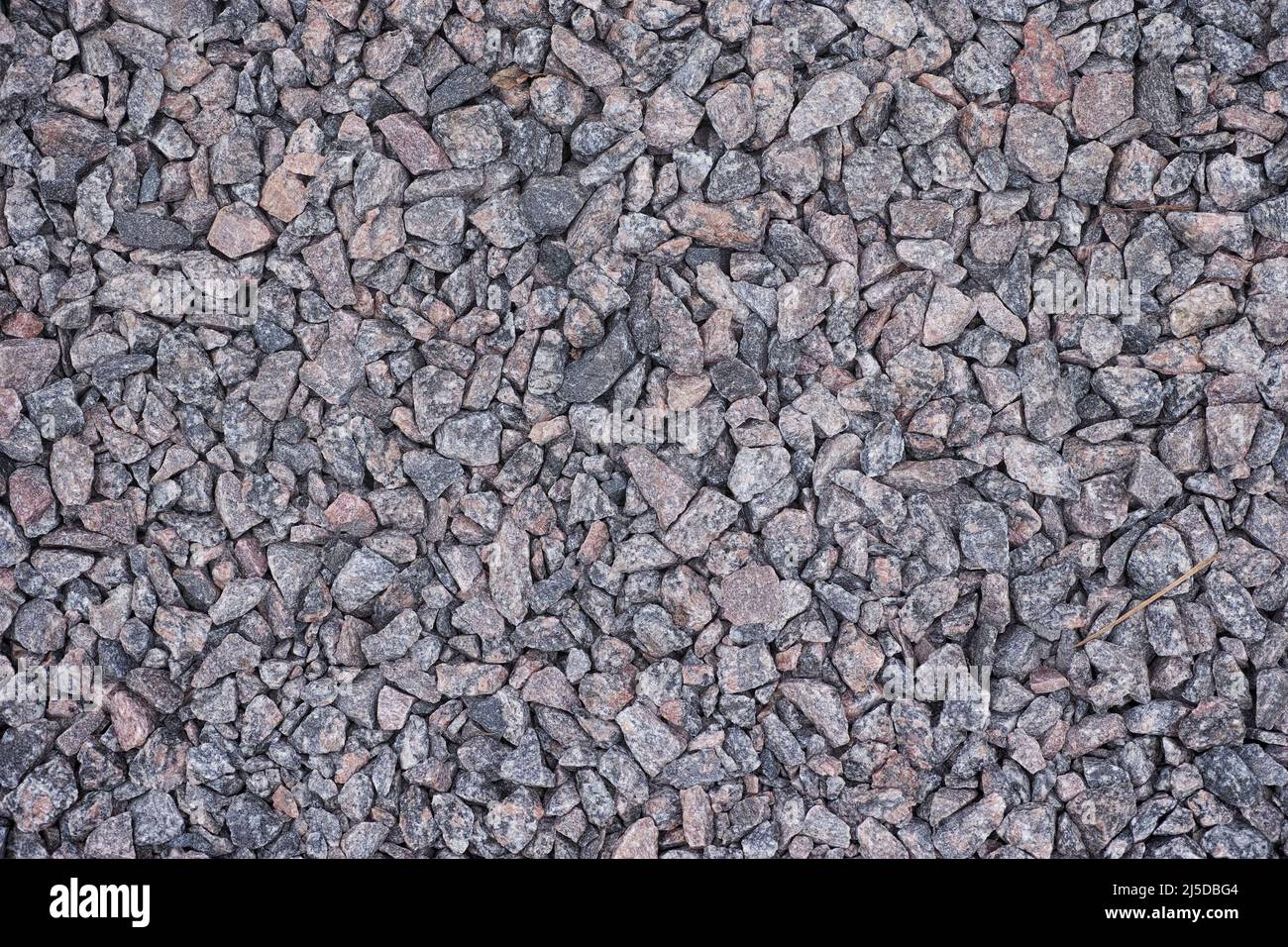 Zerkleinert Granit Hintergrund. Close Up. Stockfoto