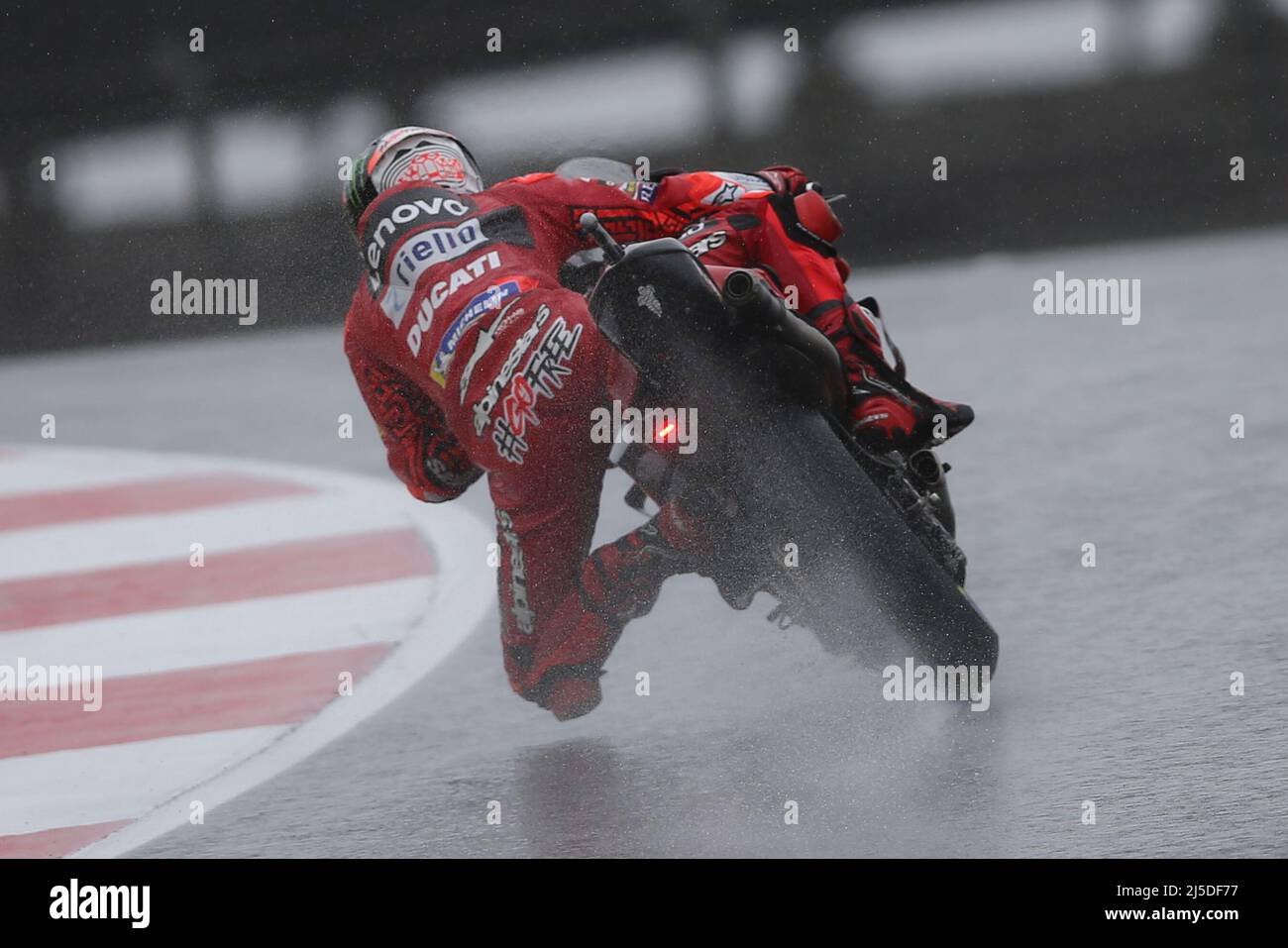 Algarve International Circuit, Portim‹o, Portugal on 22 April 2022 #63 Francesco Bagnia, Italienisch:Ducati Lenovo Team am Freitag kostenloses Training für den Grande Premio Tissot de Portugal, Graham holt Credit: Every Second Media/Alamy Live News Stockfoto