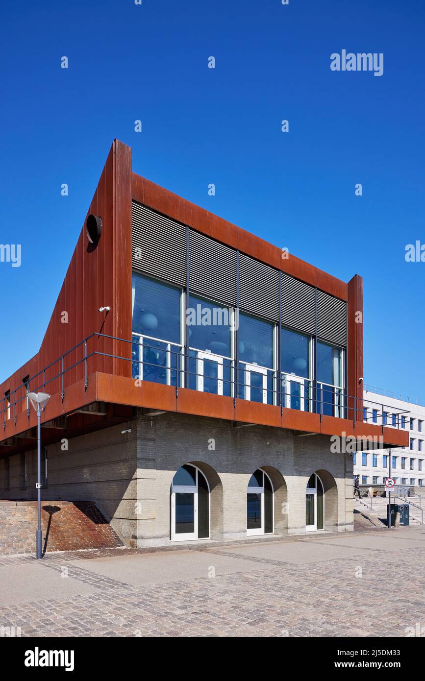 Ehemaliges ToldSkat Museet, Energistyrelsen und Tolddirektoratet, Gebäude entworfen von Gert Edstrand, Niels Koppel und Eva Koppel, 1979; Kopenhagen Stockfoto