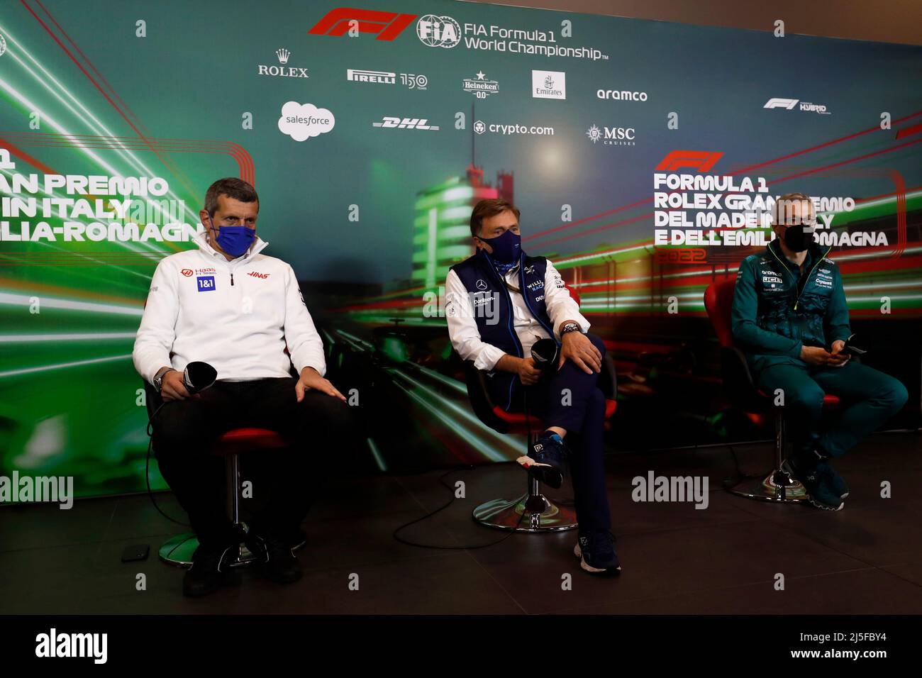 (L bis R) Günther Steiner (ITA) Haas F1 Team Prinicipal; Jost Capito