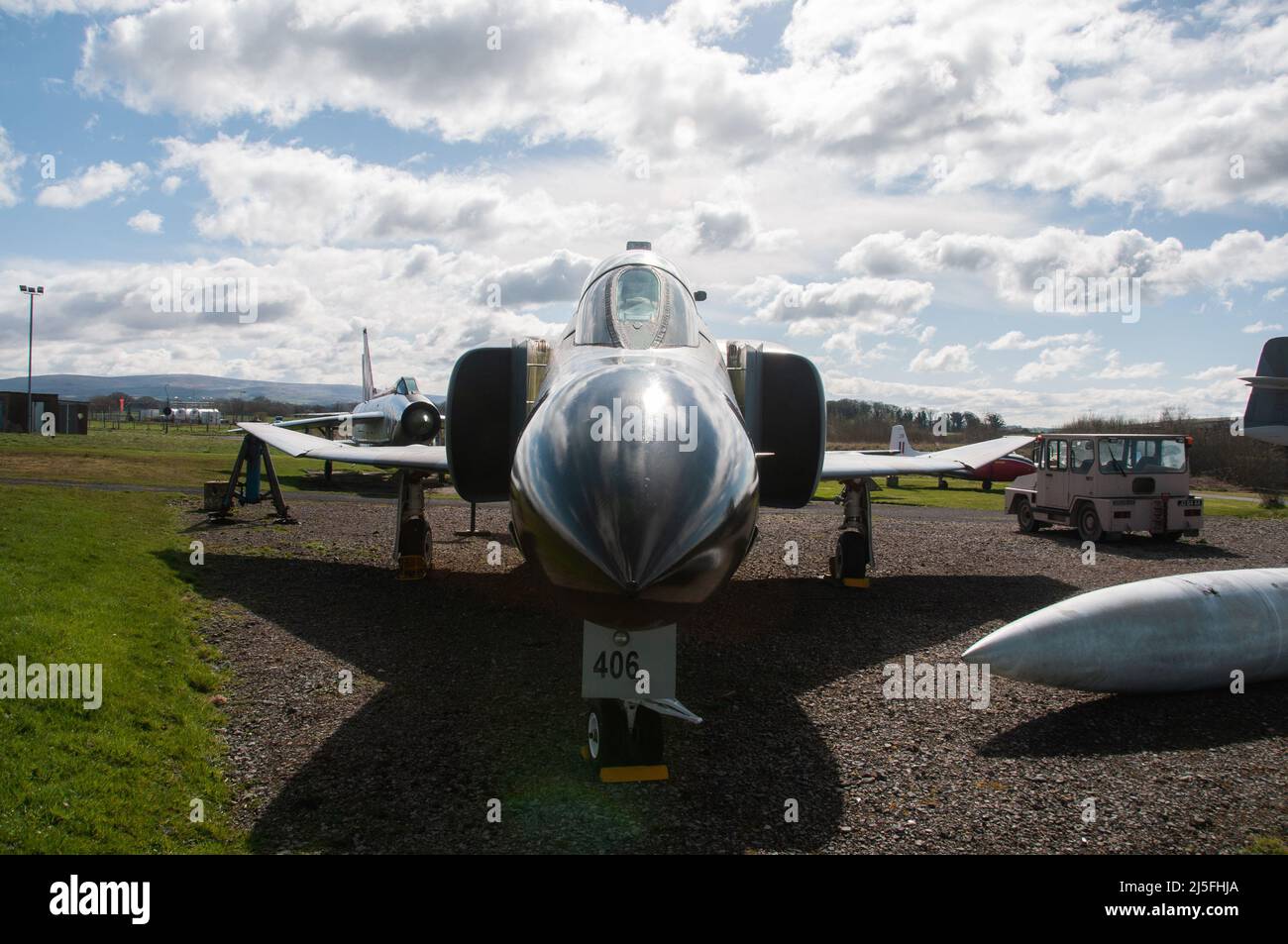 Solway Aviation Museum - Mc Donell Douglas Phantom FGR2 XV406 Stockfoto