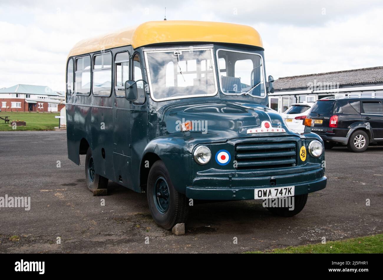 Solway Aviation Museum Bedford D122 14 Sitzer Bus Stockfotografie Alamy