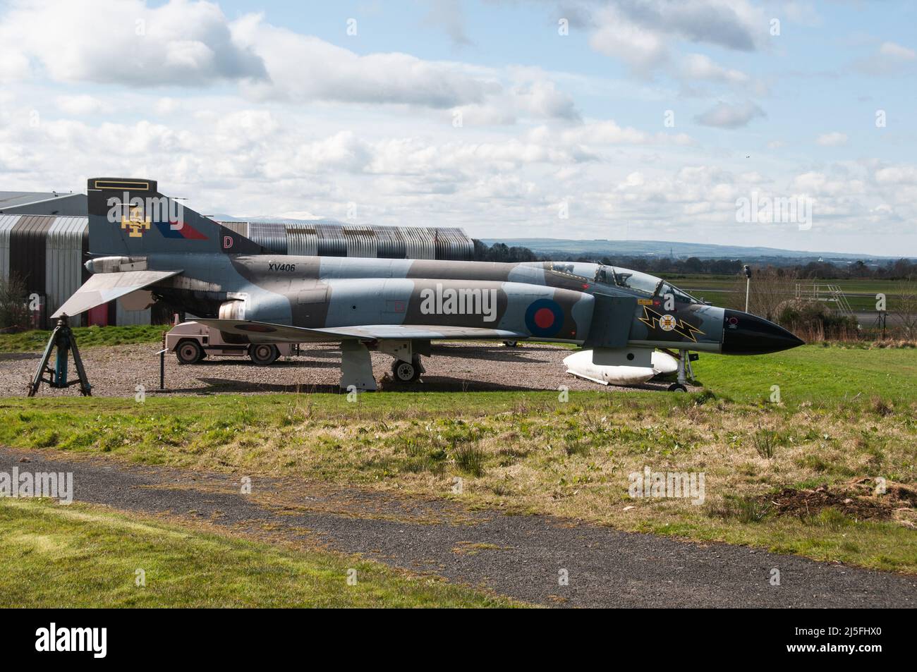 Solway Aviation Museum - Mc Donell Douglas Phantom FGR2 XV406 Stockfoto