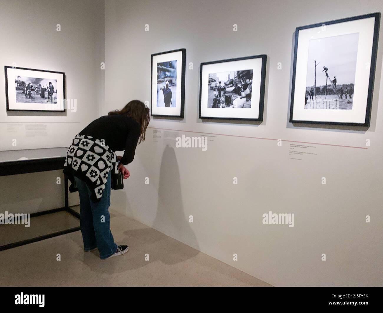 „Frauen, Kriegsfotografen“, Museum der Befreiung, Paris, Frankreich Stockfoto