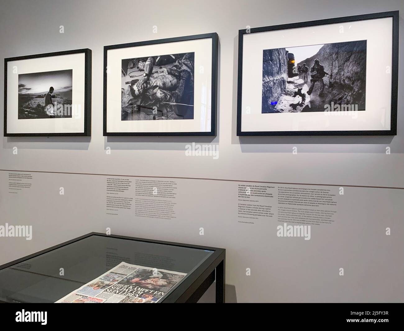 „Frauen, Kriegsfotografen“, Museum der Befreiung, Paris, Frankreich Stockfoto