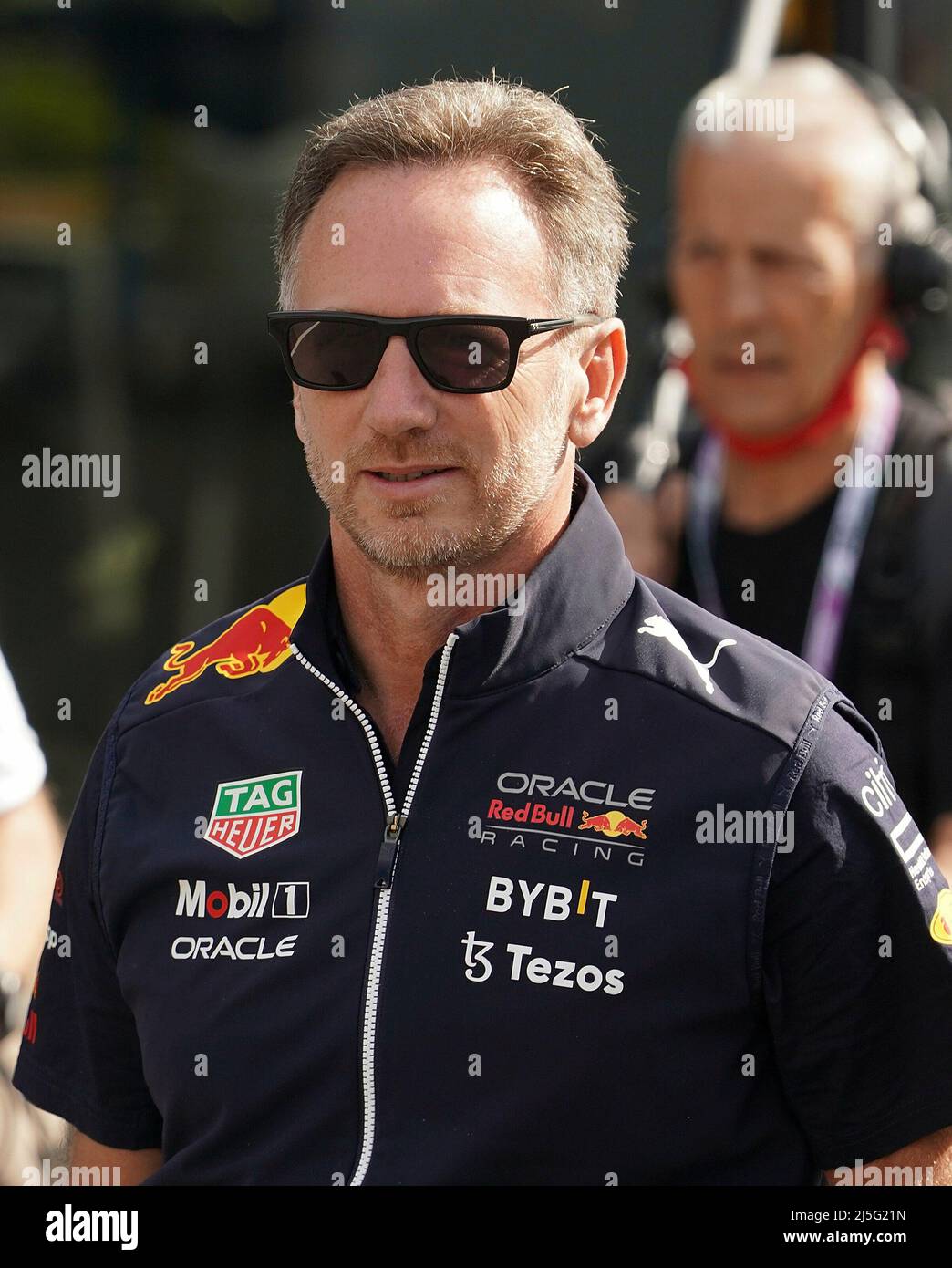 Imola, Italien. 23. April 2022. 23. April 2022, Autodromo Enzo e Dino Ferrari, Imola, Formel 1 Rolex Gran Premio del Made in Italy e dell'Emilia Romagna 2022, im Bild Teamchef Christian Horner (Red Bull Racing Honda) Credit: dpa/Alamy Live News Stockfoto