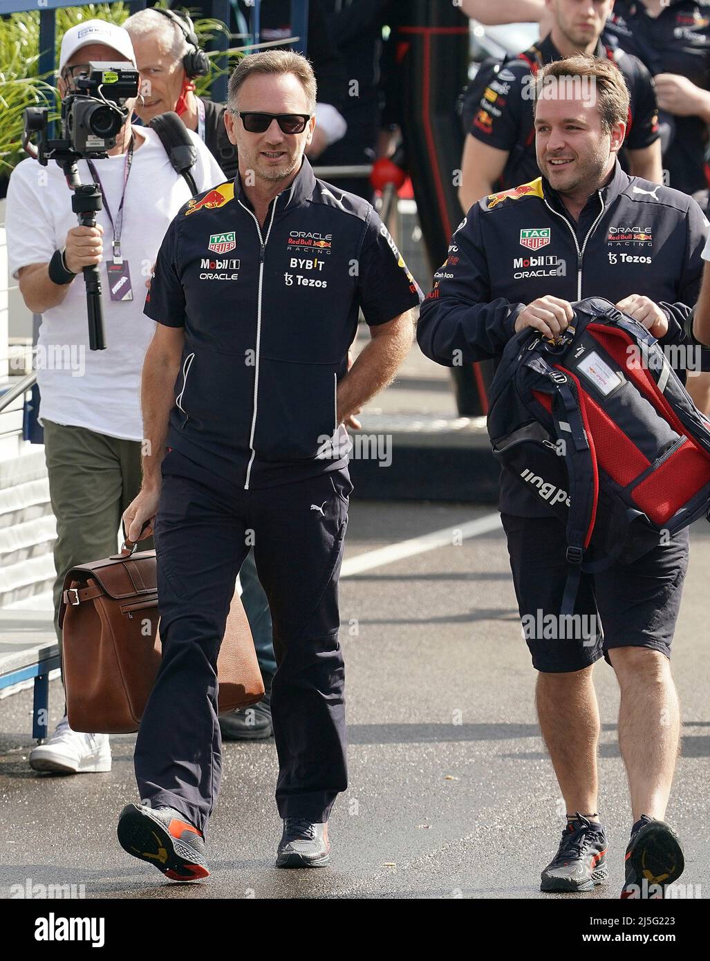 Imola, Italien. 23. April 2022. 23. April 2022, Autodromo Enzo e Dino Ferrari, Imola, Formel 1 Rolex Gran Premio del Made in Italy e dell'Emilia Romagna 2022, im Bild Teamchef Christian Horner (Red Bull Racing Honda) Credit: dpa/Alamy Live News Stockfoto