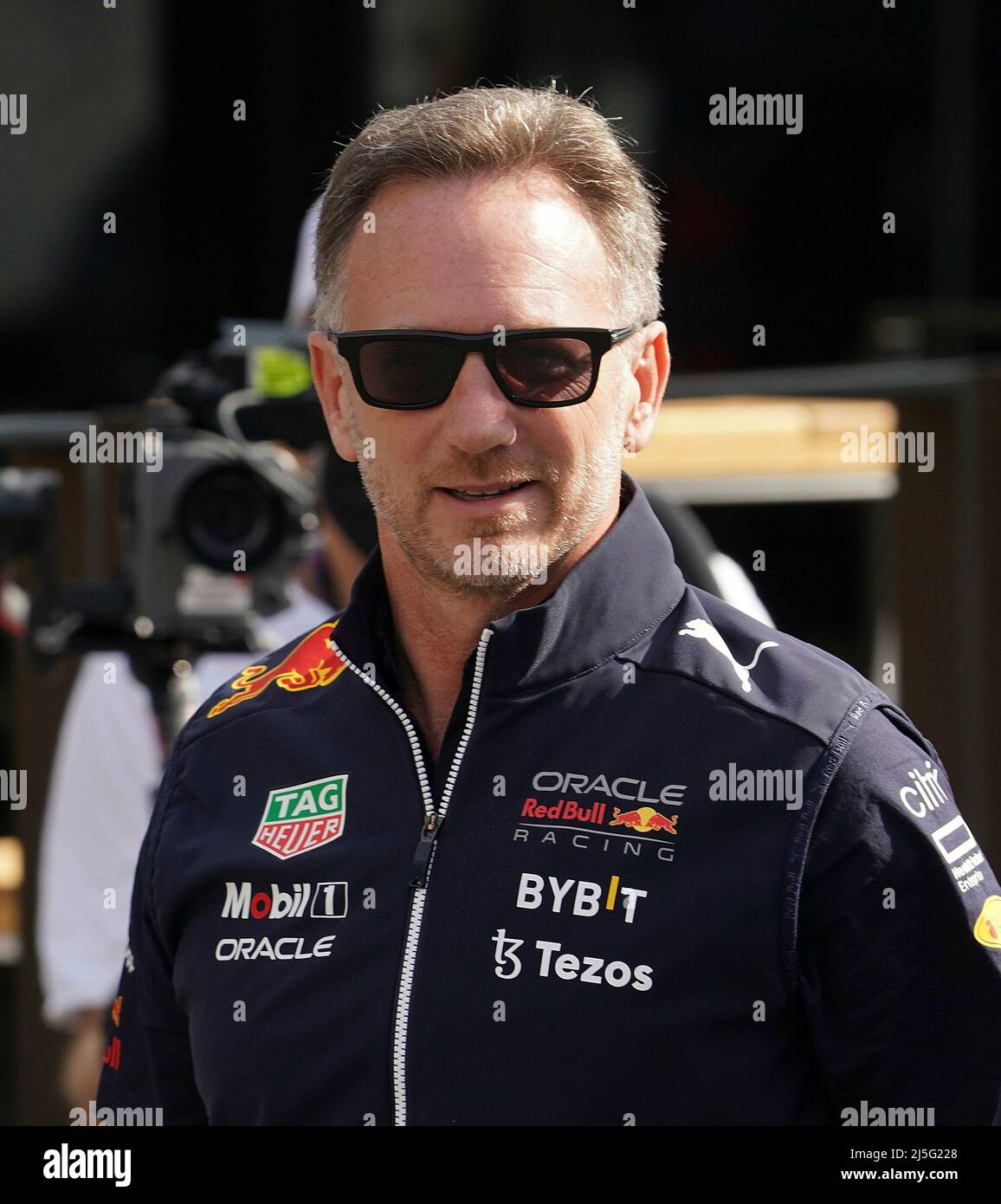 Imola, Italien. 23. April 2022. 23. April 2022, Autodromo Enzo e Dino Ferrari, Imola, Formel 1 Rolex Gran Premio del Made in Italy e dell'Emilia Romagna 2022, im Bild Teamchef Christian Horner (Red Bull Racing Honda) Credit: dpa/Alamy Live News Stockfoto