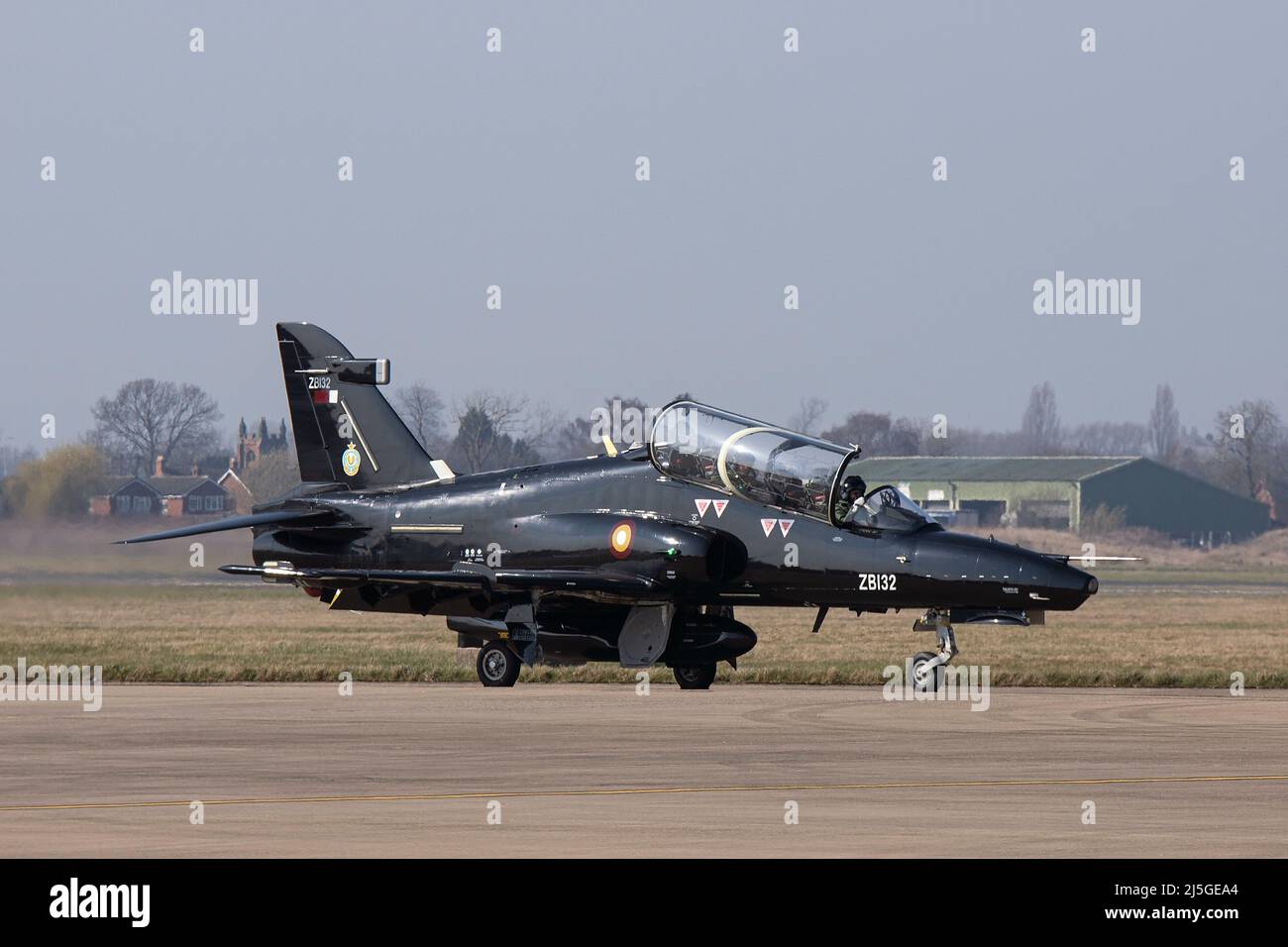 ZB132 British Aerospace Hawk T.2 Qatar Air Force bei RAF Leeming 21.. März 2022 Stockfoto