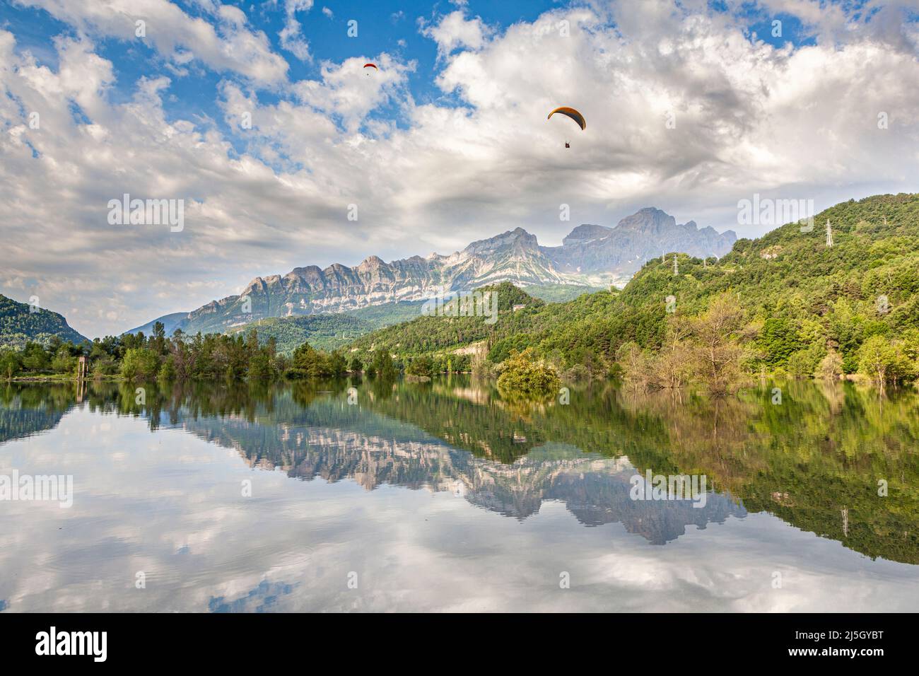 Stausee von Búbal, Valle de Tena, Huesca, Spanien Stockfoto