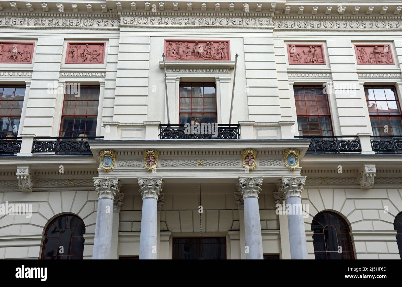 Oxford und Cambridge Club in der Pall Mall in London Stockfoto