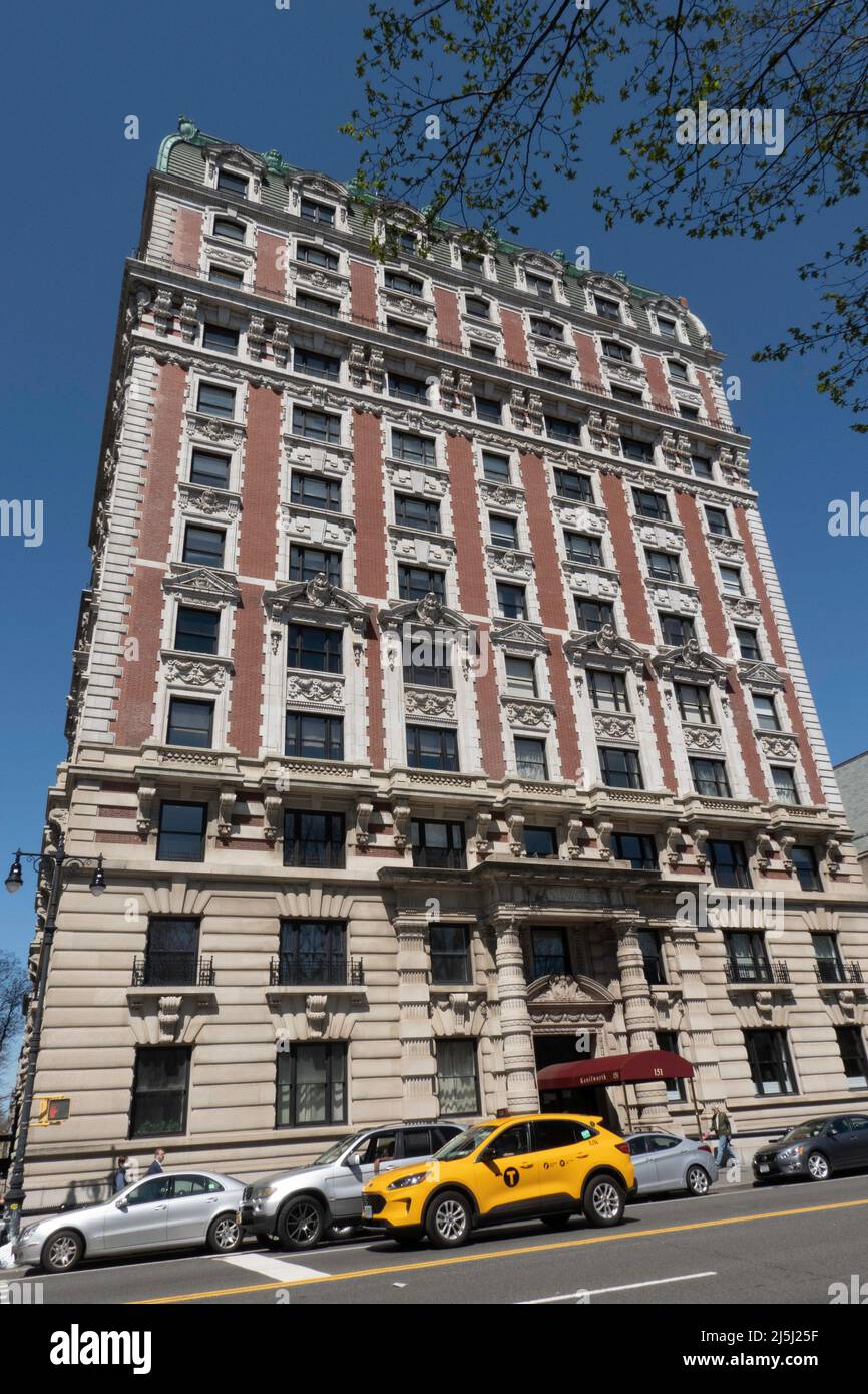 Das Kenilworth ist ein luxuriöses Co-Op-Gebäude im historischen Viertel Central Park West, NYC, USA 2022 Stockfoto