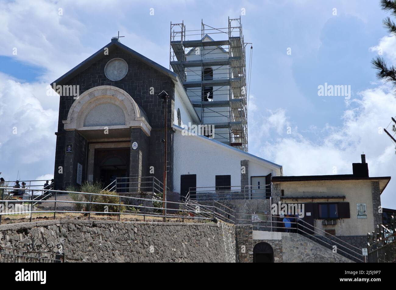 Monte Faito - Santuario di San Michele Arcangelo Stockfoto