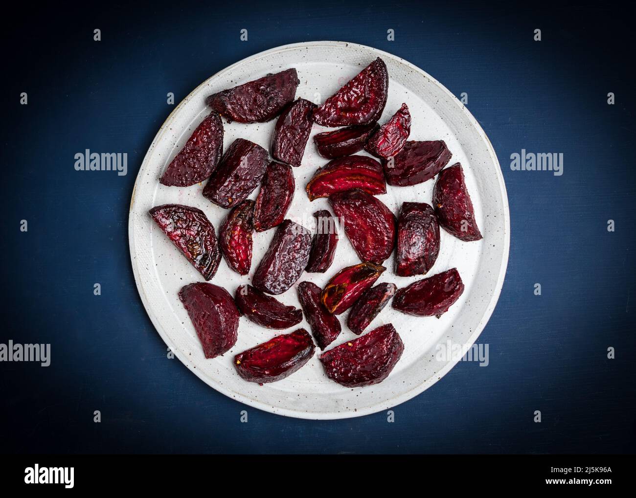 Geröstete rote Rüben Stockfoto