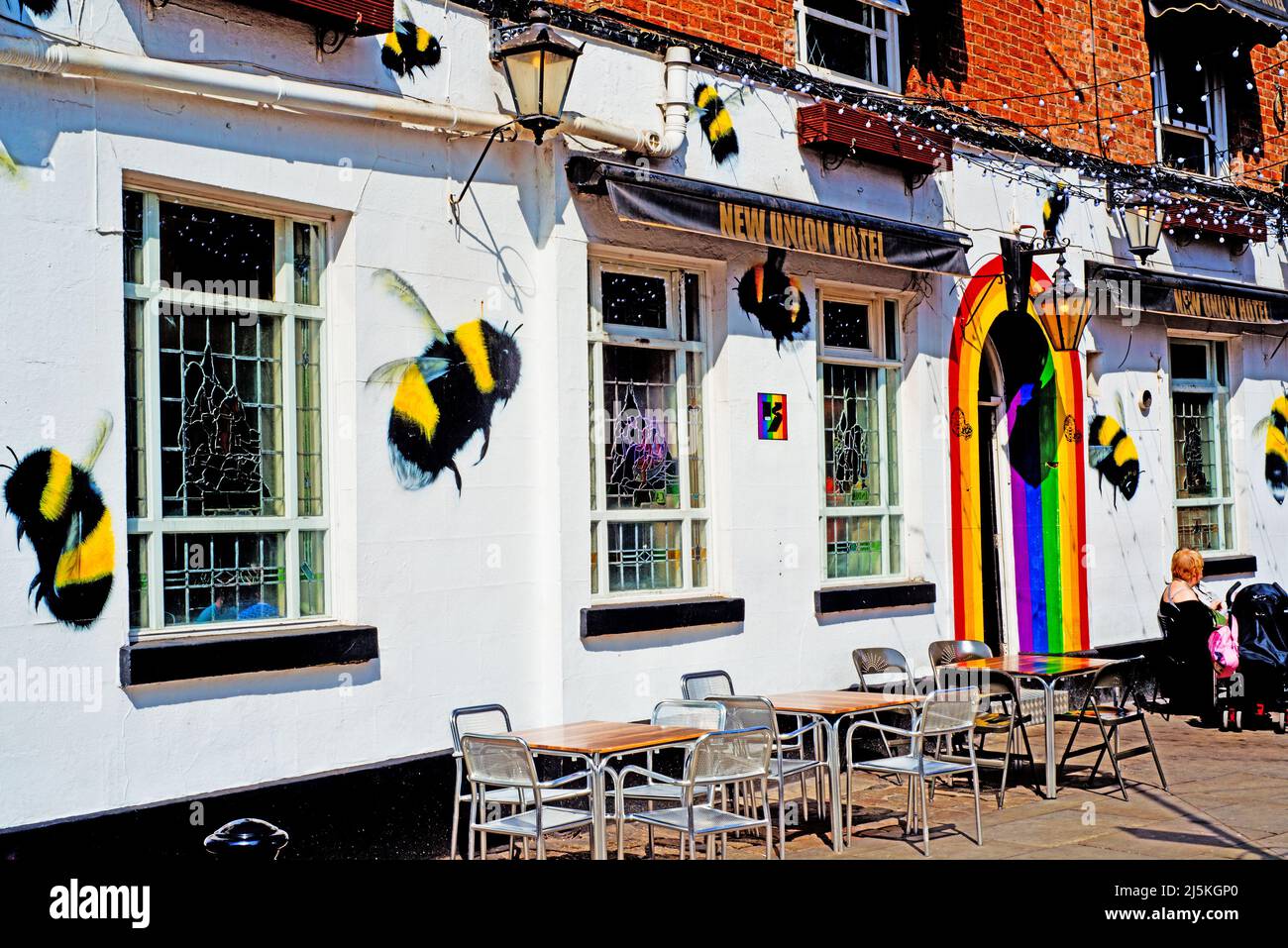 New Union Hotel, Canal Street, Manchester, England Stockfoto