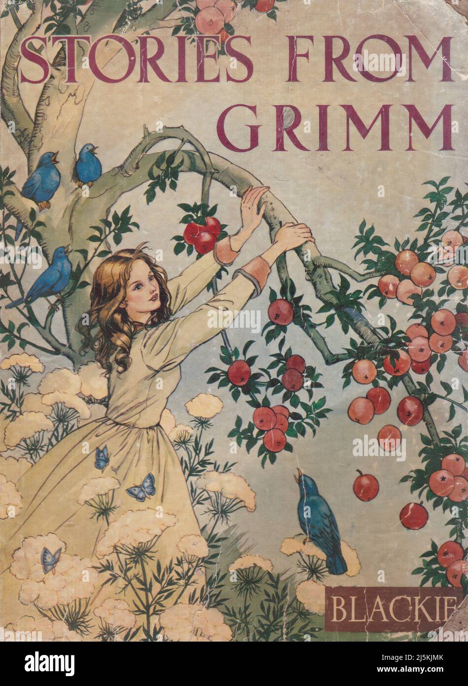 Vintage Stories von Grimm von Blackie. Stockfoto