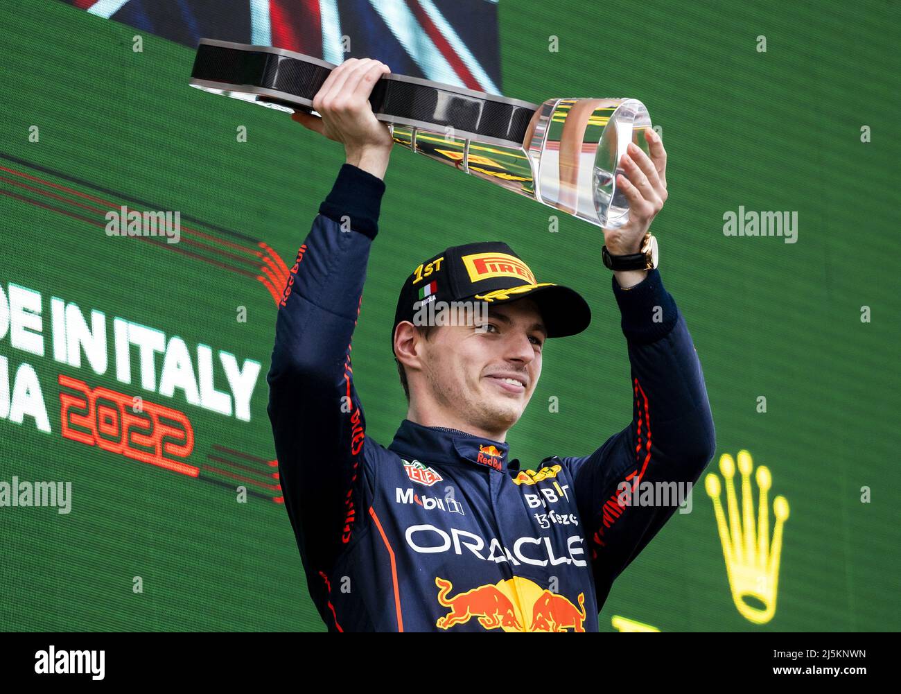 IMOLA Max Verstappen (Oracle Red Bull Racing) gewinnt den Grand Prix