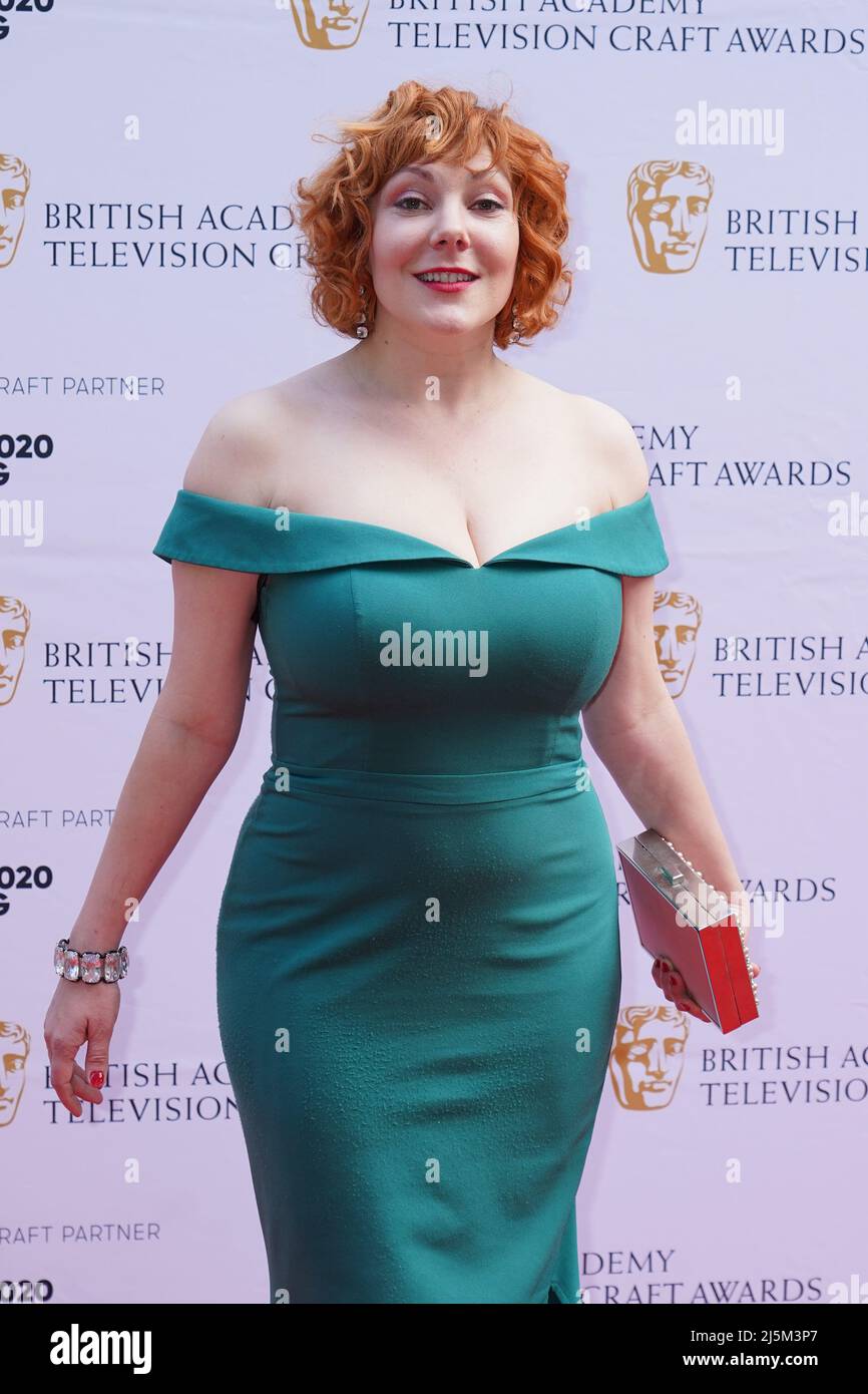 Sophie Wilran nimmt an den BAFTA Television Craft Awards in der Londoner Brauerei Teil. Bilddatum: Sonntag, 24. April 2022. Stockfoto