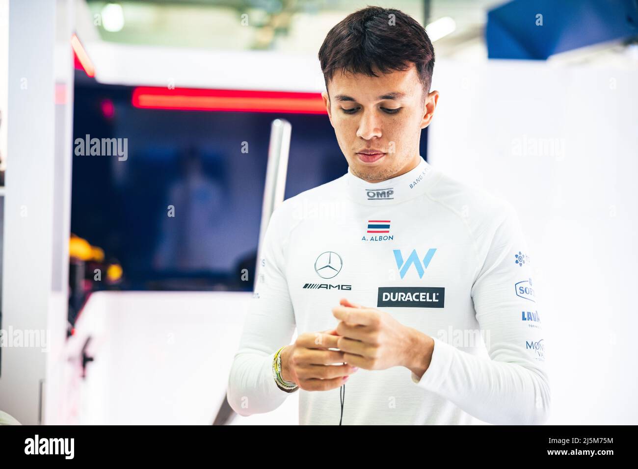 Imola, Italien. 24. April 2022. Alexander Albon (THA) Williams Racing. 24.04.2022. Formel 1 Weltmeisterschaft, Rd 4, Großer Preis Der Emilia Romagna, Imola, Italien, Renntag. Bildnachweis sollte lauten: XPB/Press Association Images. Quelle: XPB Images Ltd/Alamy Live News Stockfoto