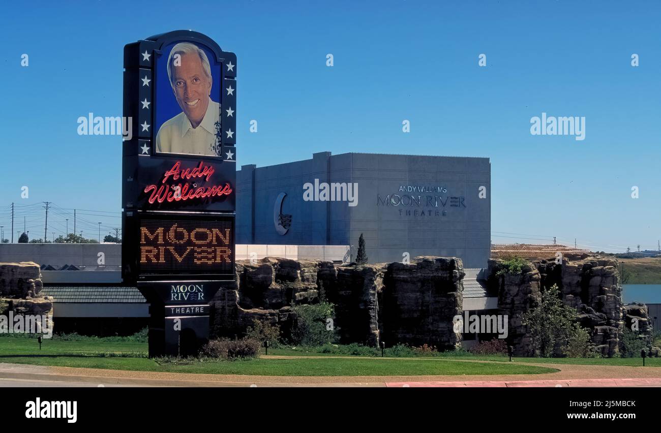 Branson, Missouri USA 17. Juni 1993: Das Andy Williams Moon River Theater in Branson, Missouri. Stockfoto