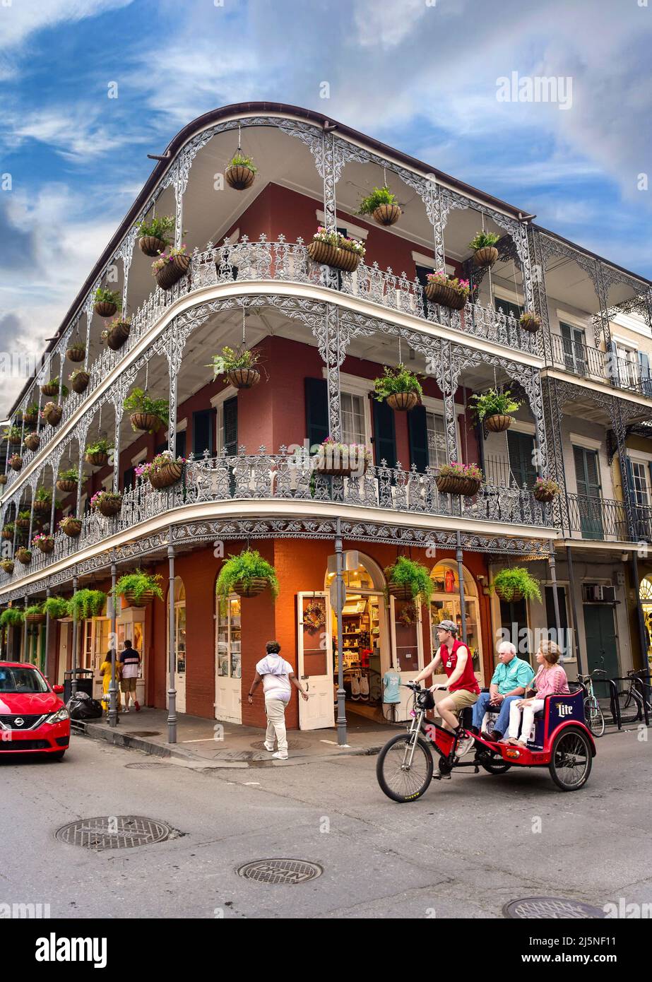 Das French Quarter, New Orleans, Louisiana. Stockfoto