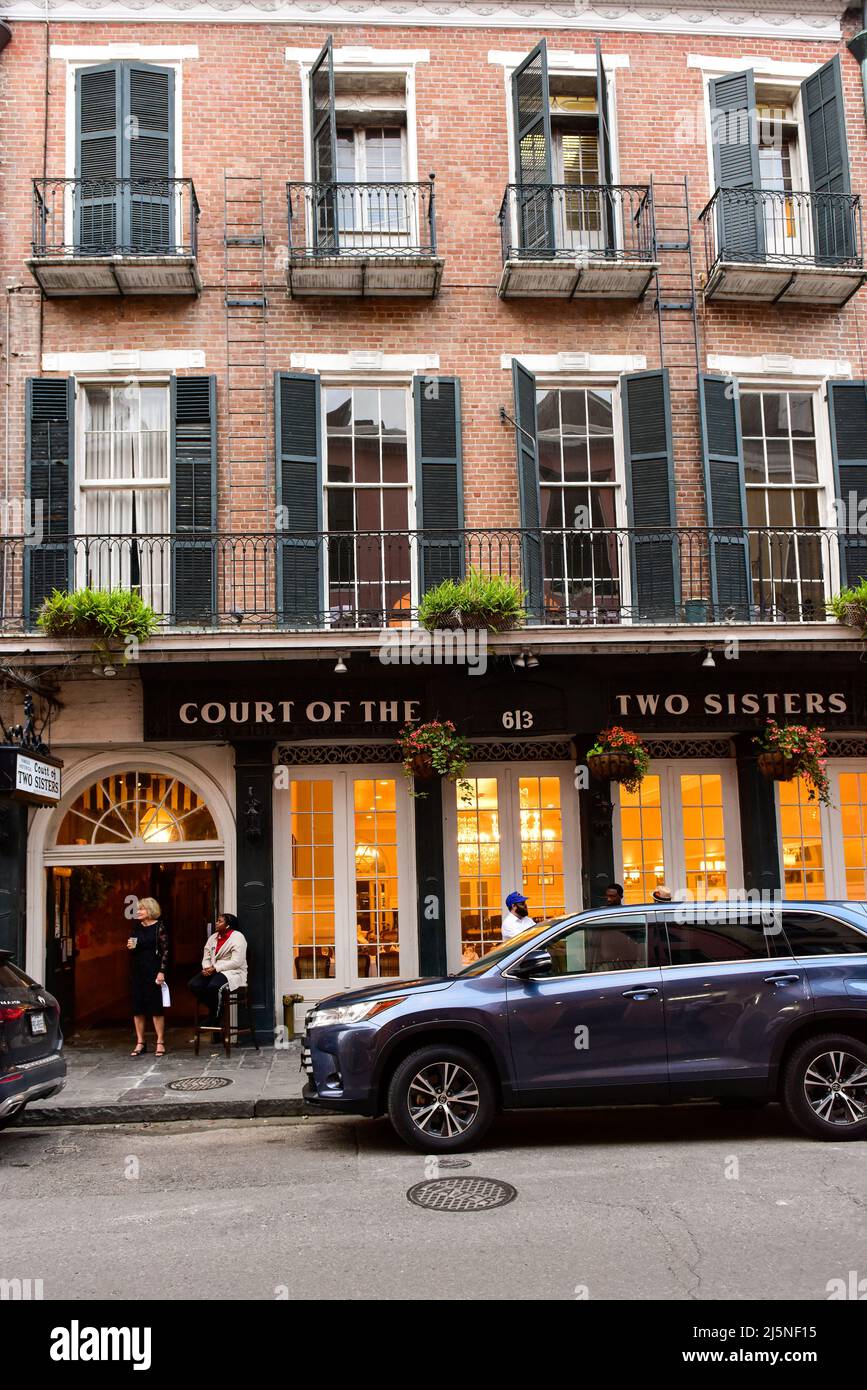 Das French Quarter, New Orleans, Louisiana. Stockfoto