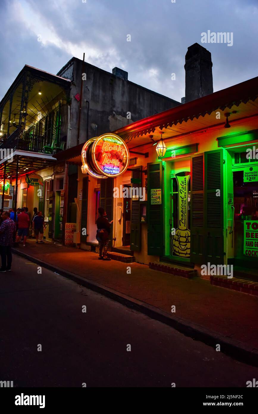 Das French Quarter, New Orleans, Louisiana. Stockfoto