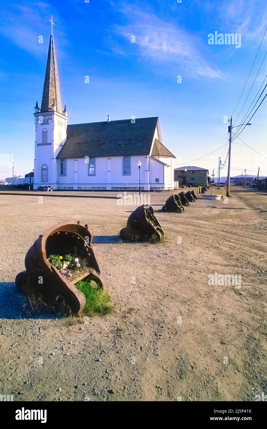 Nome Church, Alaska, USA, Nordamerika Stockfoto