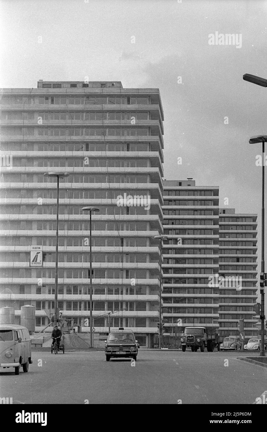 Bau von modernen Wohnungen in München. [Automatisierte Übersetzung] Stockfoto