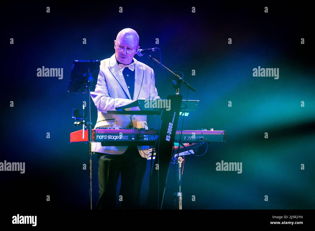 Alaska und Nacho Canut von Fangoria treten am 24. April 2022 im Sant Jordi Club in Barcelona, Spanien, auf. (Foto von Silvia Isach) Stockfoto