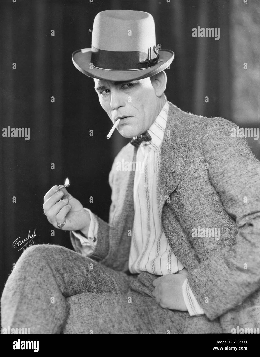 Jack Freulich Foto-Portrait von Lon Chaney - 1926 Stockfoto