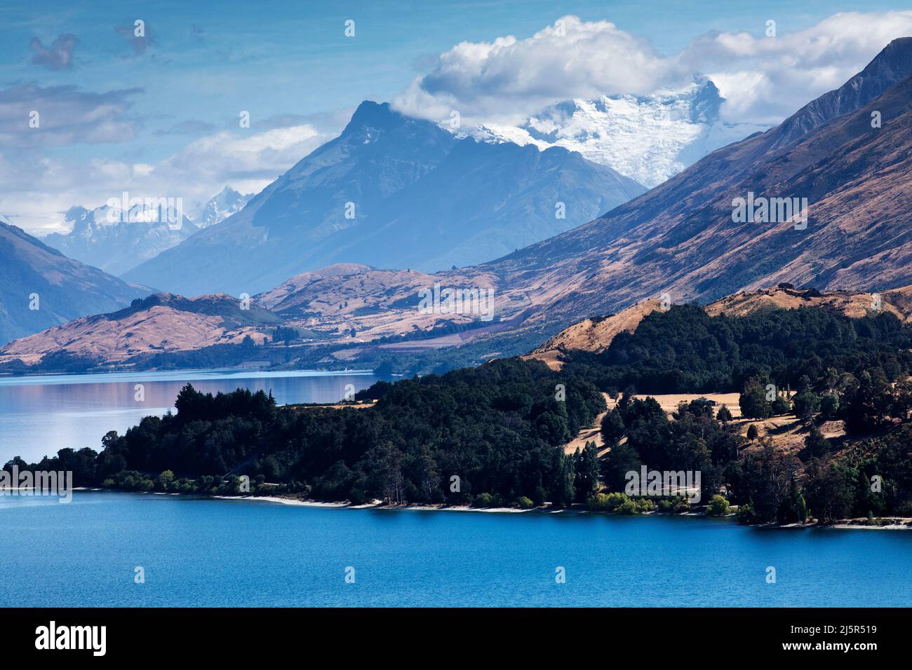 Neuseeland, Queenstown-Gebiet - Queenstown-Lakes District - Lake Wakatipu Stockfoto