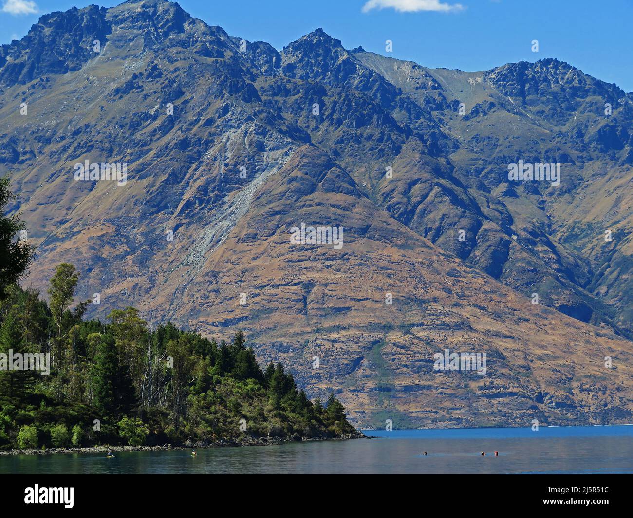 Neuseeland, Queenstown-Gebiet - Queenstown-Lakes District - Lake Wakatipu Stockfoto