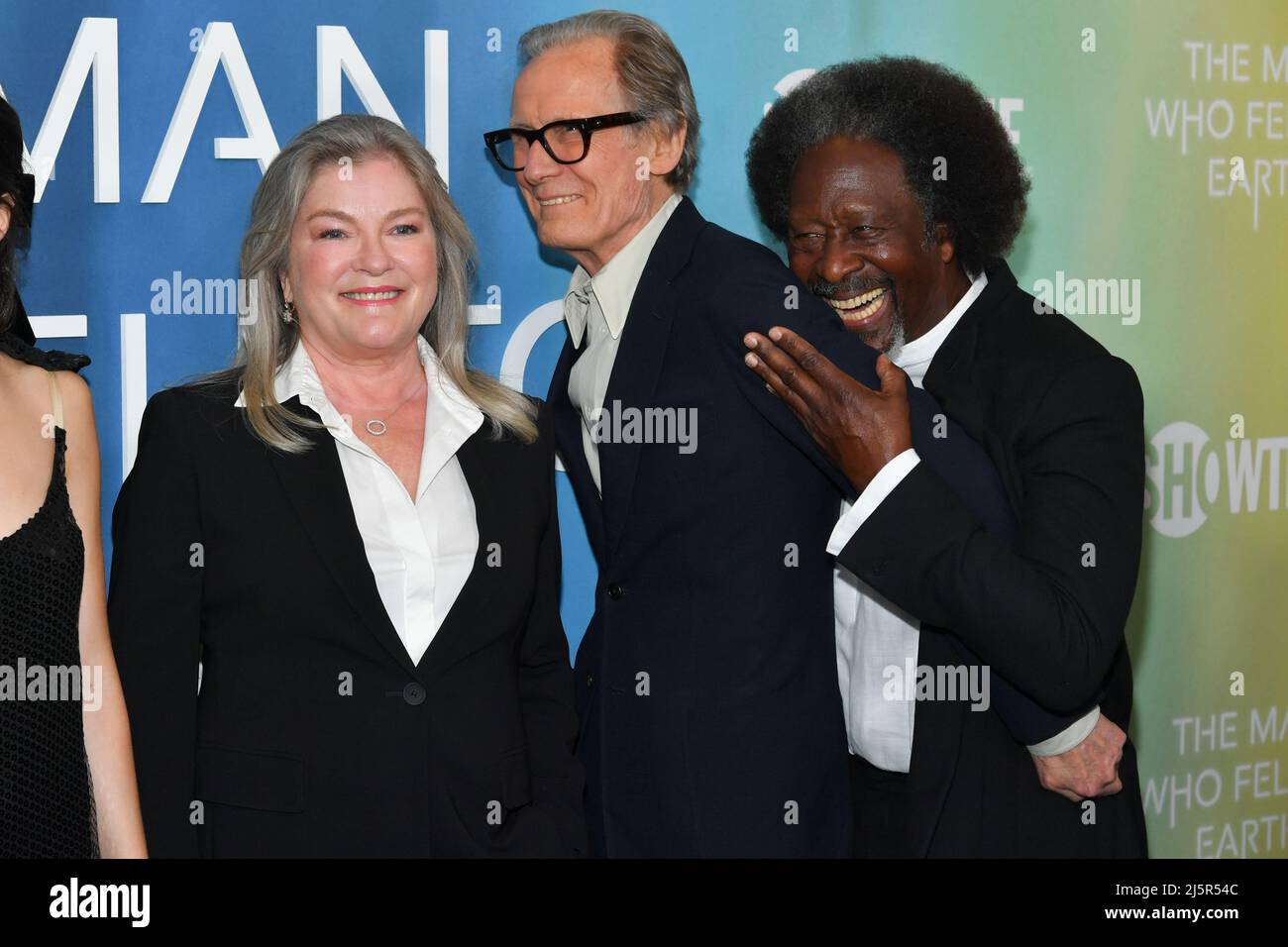 Kate Mulgrew, Clarke Peters und Bill Nighy Stockfoto