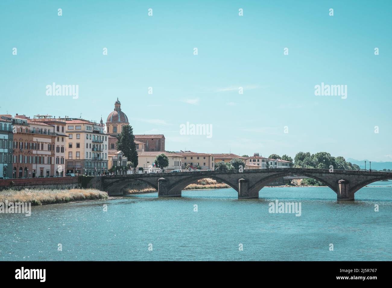 Brücken in Florenz, Italien - 09.07.2021 Stockfoto