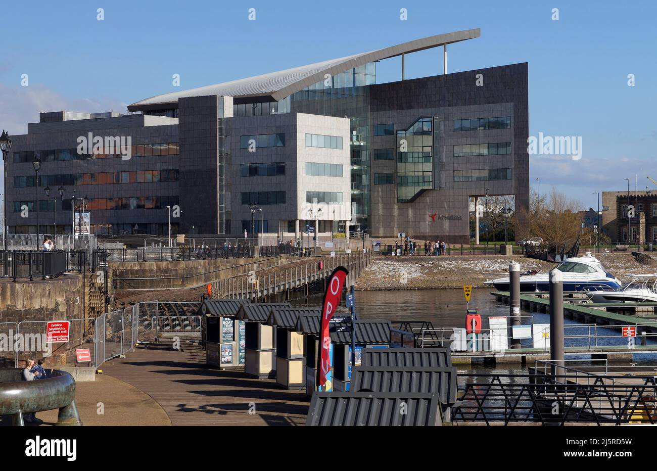 Atradius UK | Credit Insurance & Debt Collection, Cardiff Bay Waterfront. April 2022. Feder Stockfoto