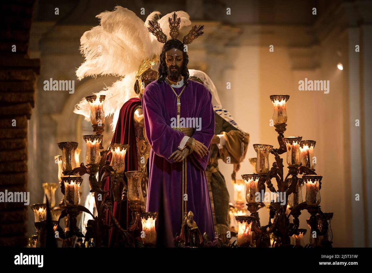 Domingo de Ramos, Semana Santa 2022, Zaragoza Stockfoto