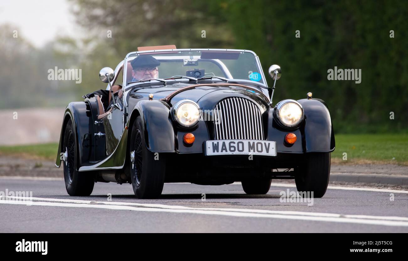 2010 schwarzer Morgan Zweisitzer Stockfoto